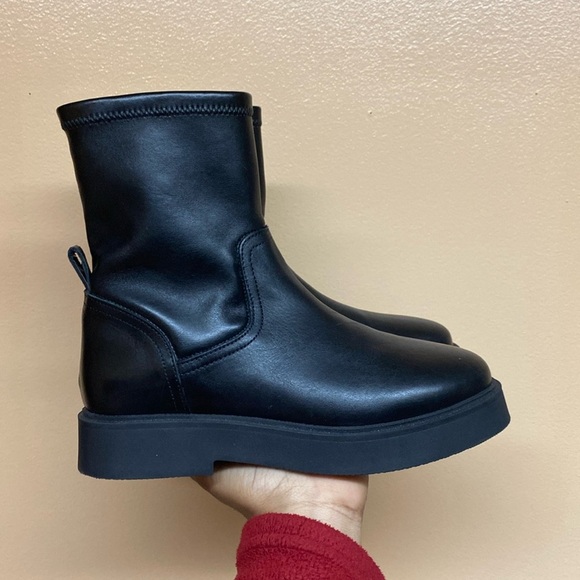 Coach And Four Kaity Bootie “Triple Black” Made In Italy - Picture 1 of 17